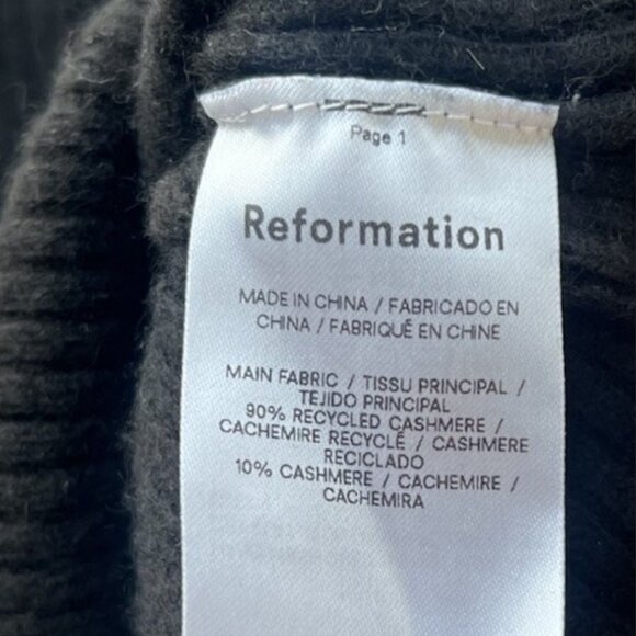 Reformation Glenna Cashmere Sweater Size Small - Picture 5 of 6